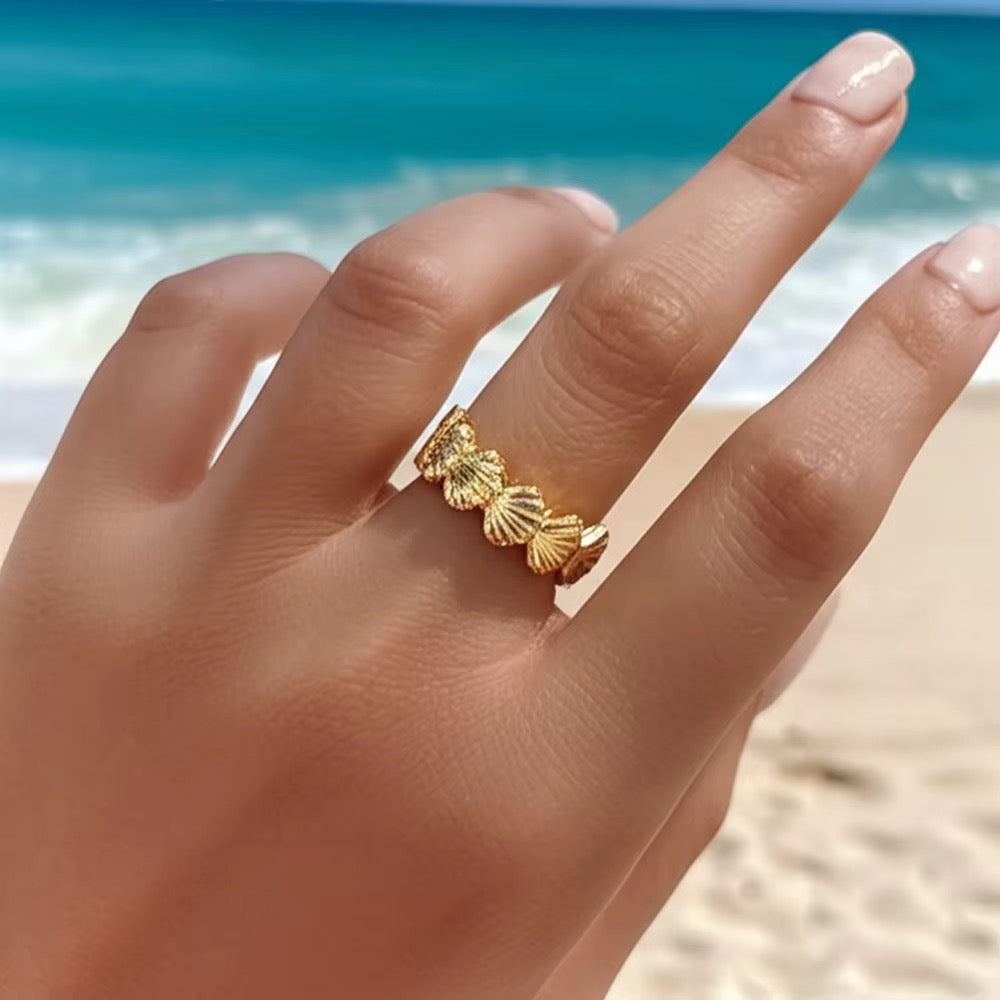 Muscheltraum – Verstellbarer Ring
