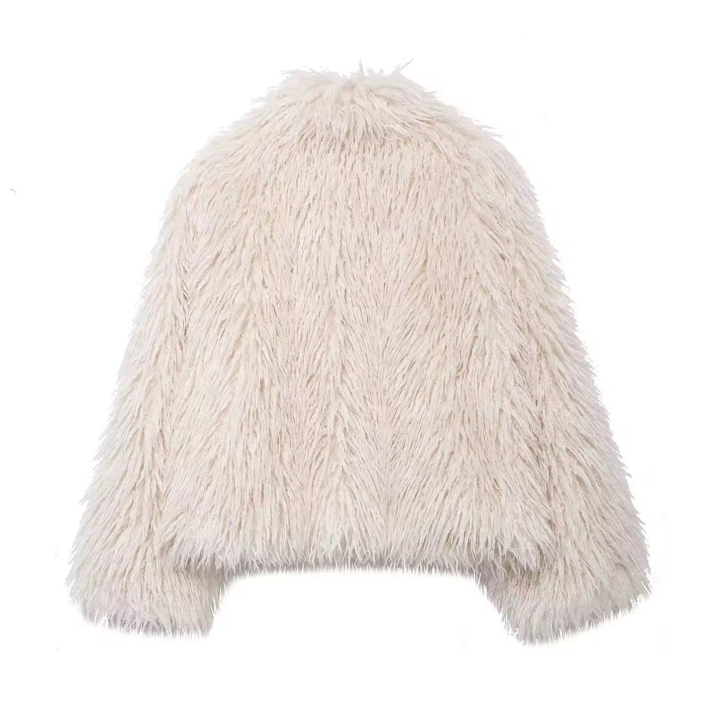 Luxuriöse Kunstpelzjacke