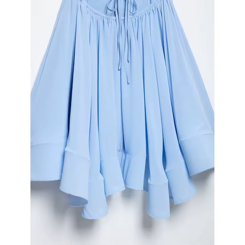 Luftiges Sommerkleid mit Spaghettiträgern