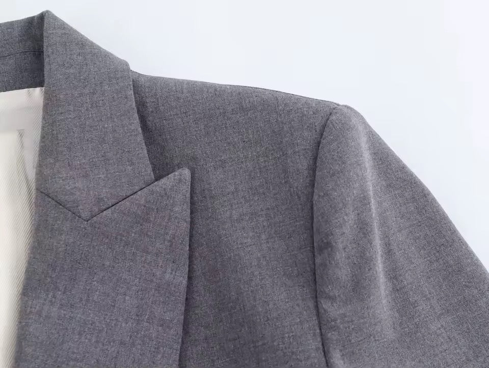 Zweiteiliger Anzug in Anthrazit