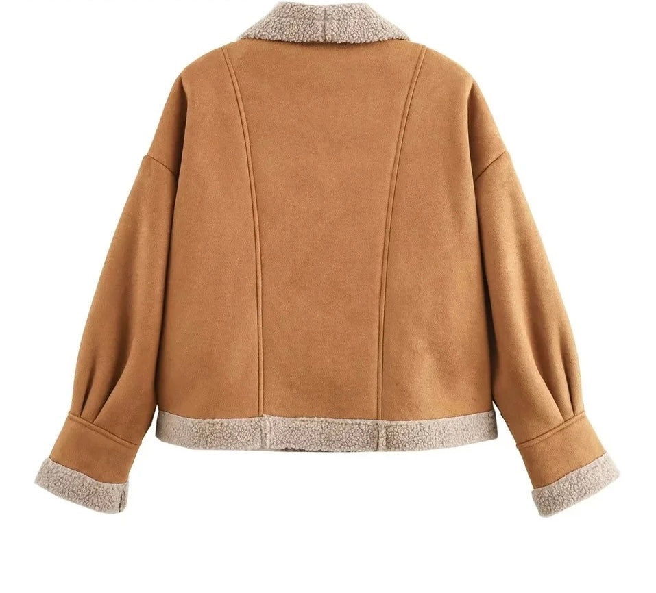 Cozy teddy fur jacket