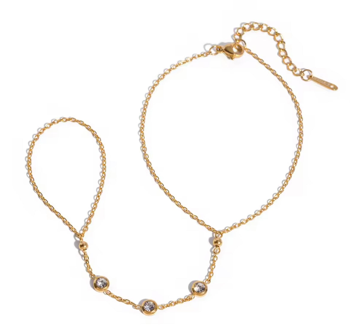 Elegantes Armband “Golden Sparkle“