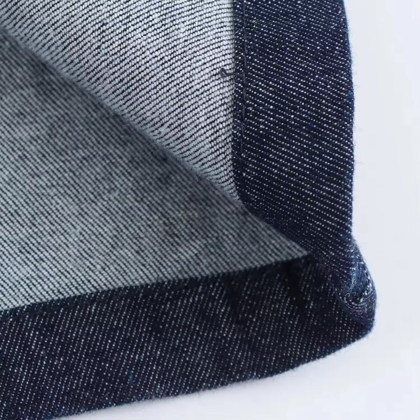 Denim-Hemdblusenkleid mit Knopfleiste