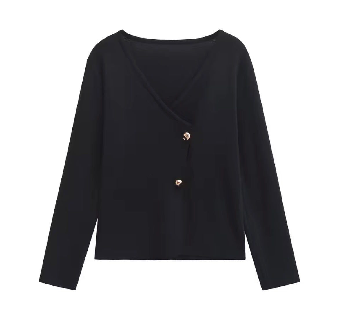 Elegant cardigan with button details