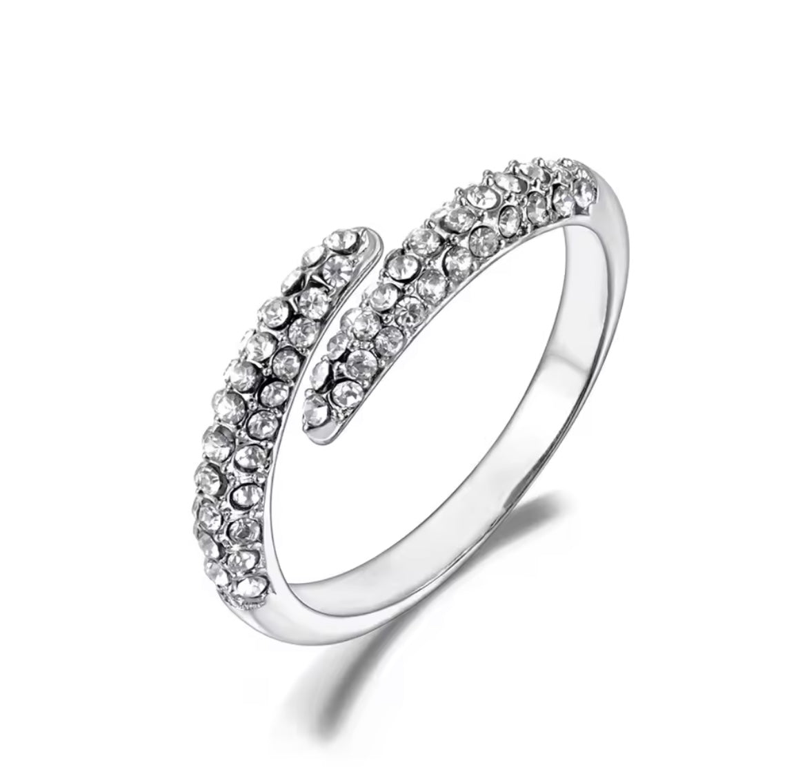 Kristallring – Eleganter Wrap