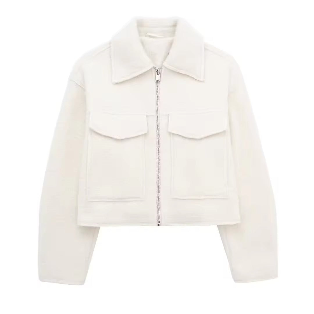 Veste en peluche chaude pour femme