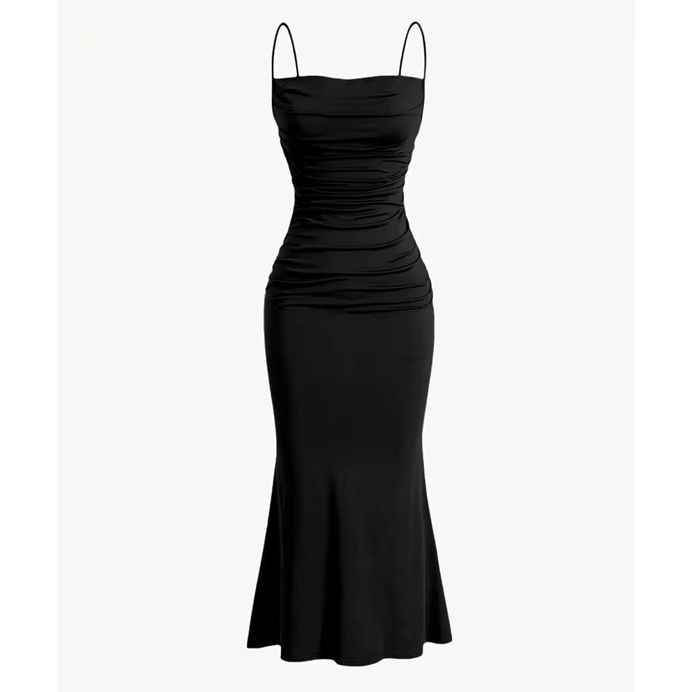 Scarlett Midikleid mit Raffungen