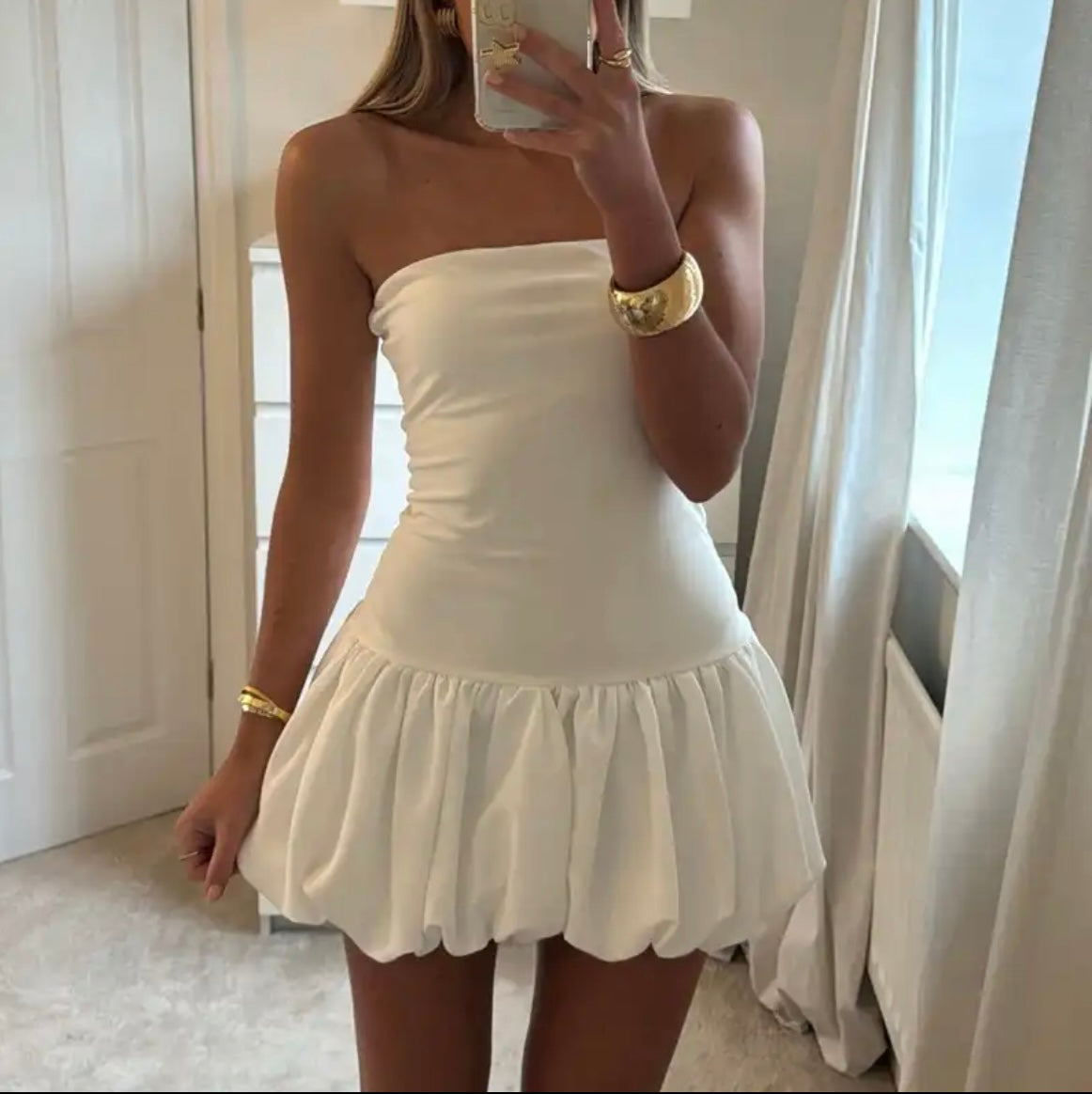 mini robe bustier