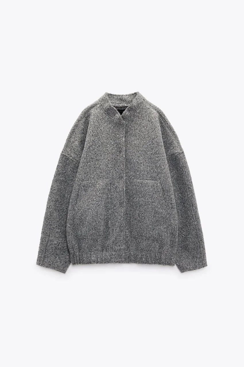 fleece jacket without collar