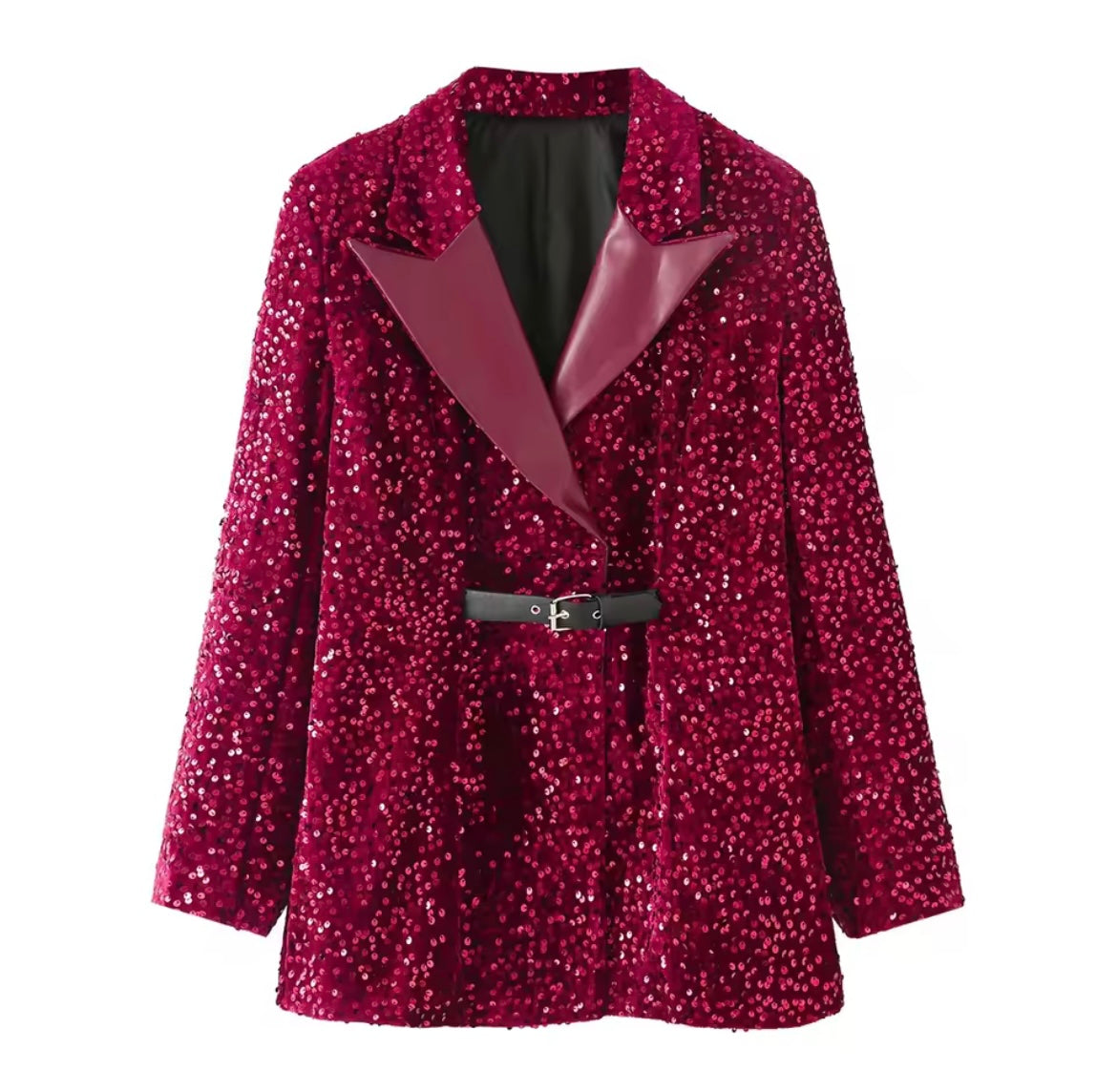 Pailletten-Blazer