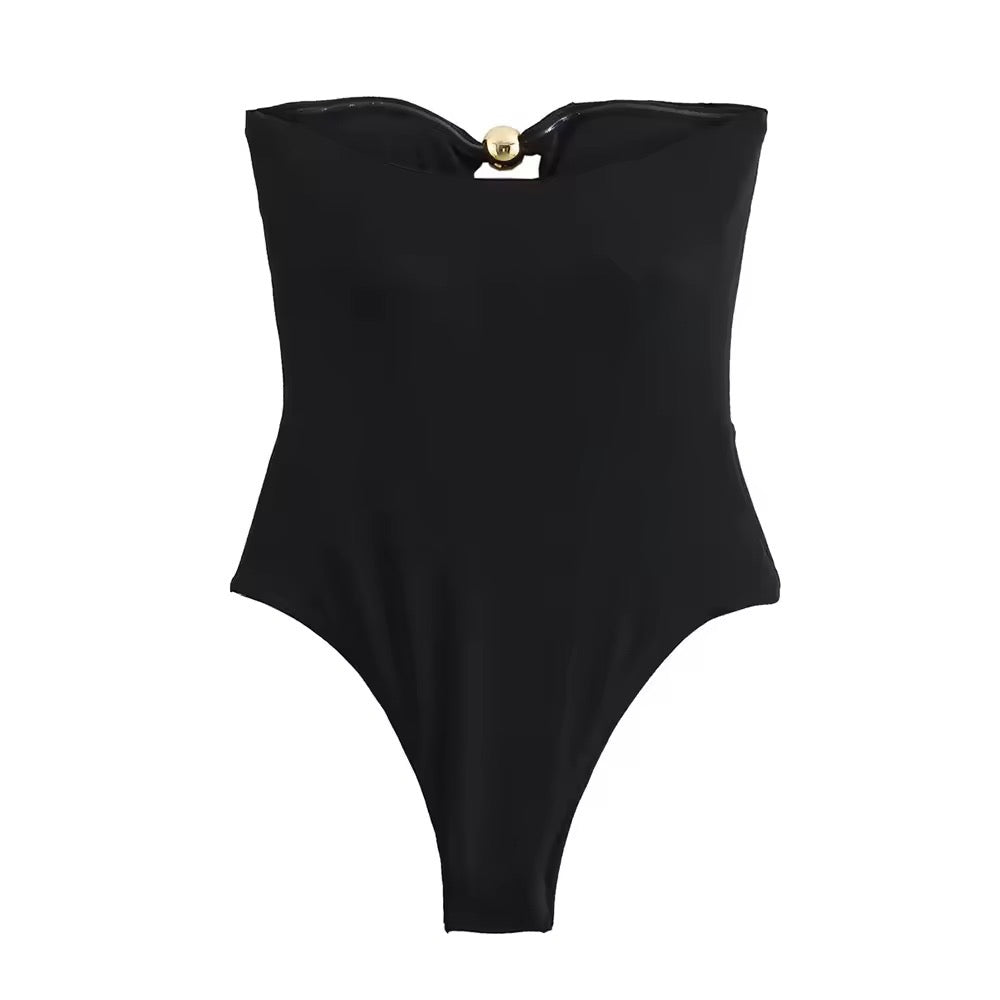 Luxe Gold Detail Bodysuit