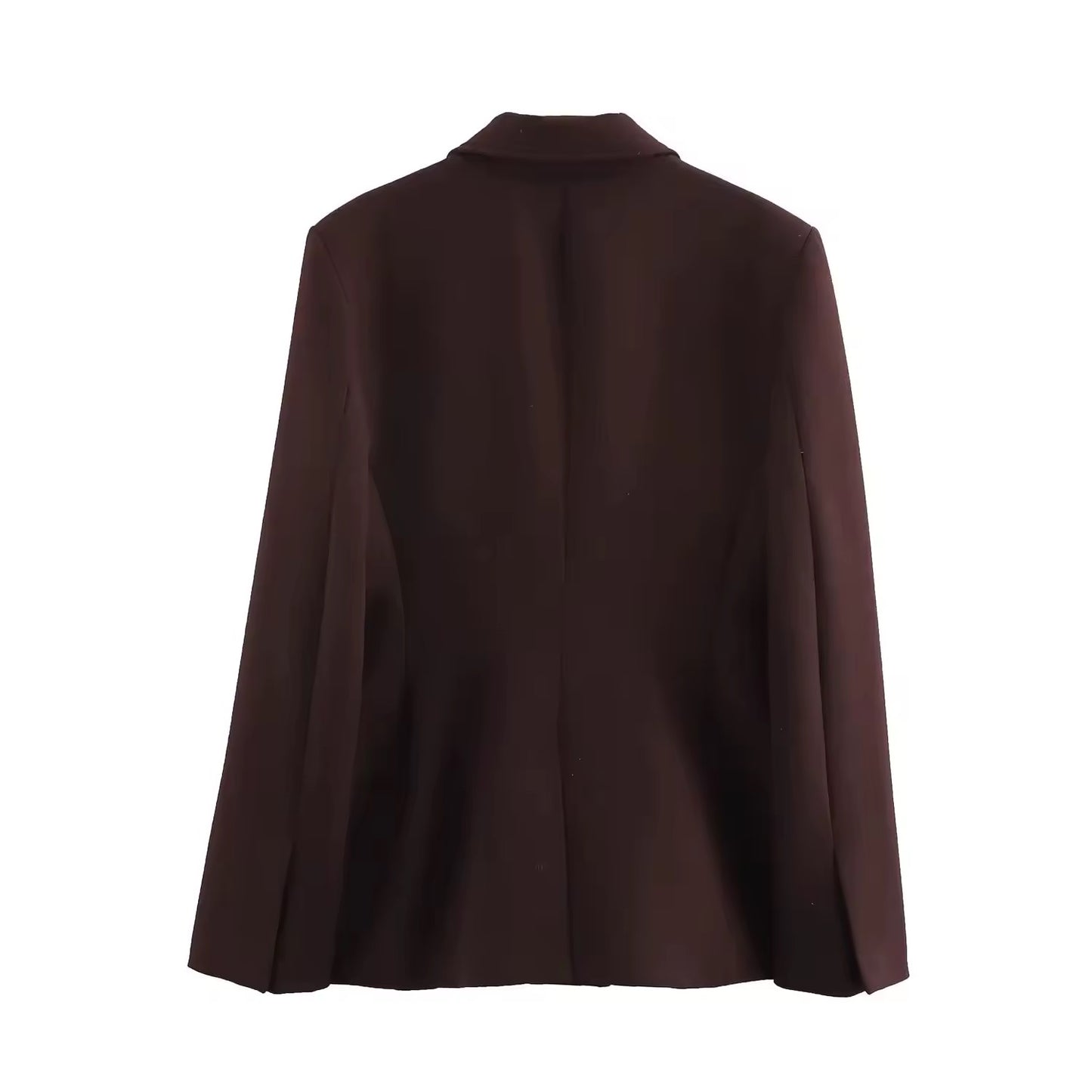 Taillierter Blazer in Dunkelbraun