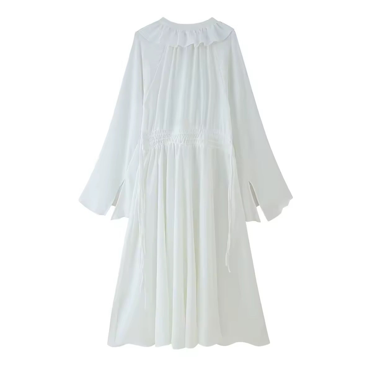 Romantisches Maxikleid mit Rüschen
