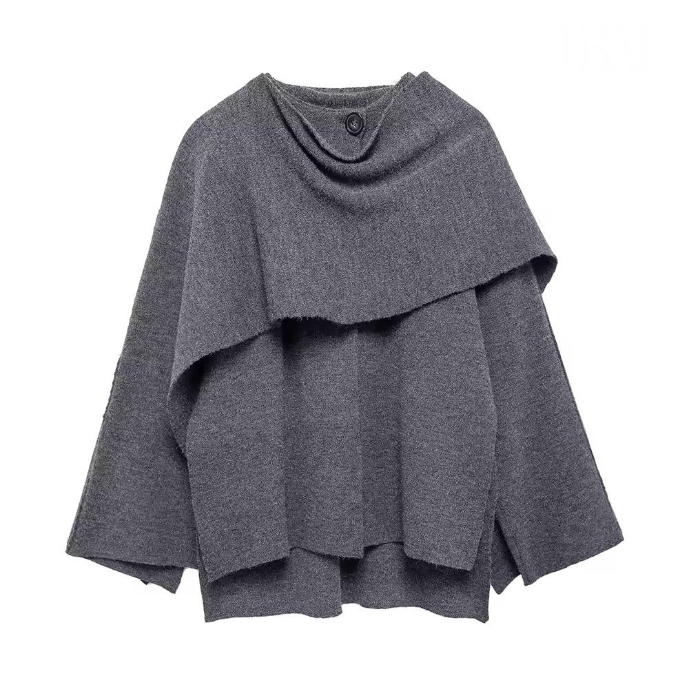Elegante Schaljacke aus weichem Stoff