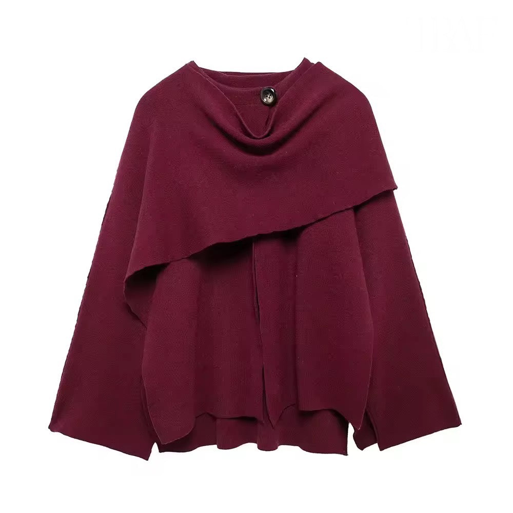 Elegante Schaljacke aus weichem Stoff