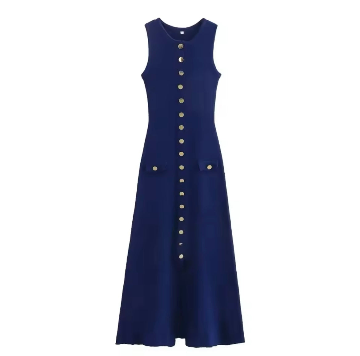Elegant dress with button details