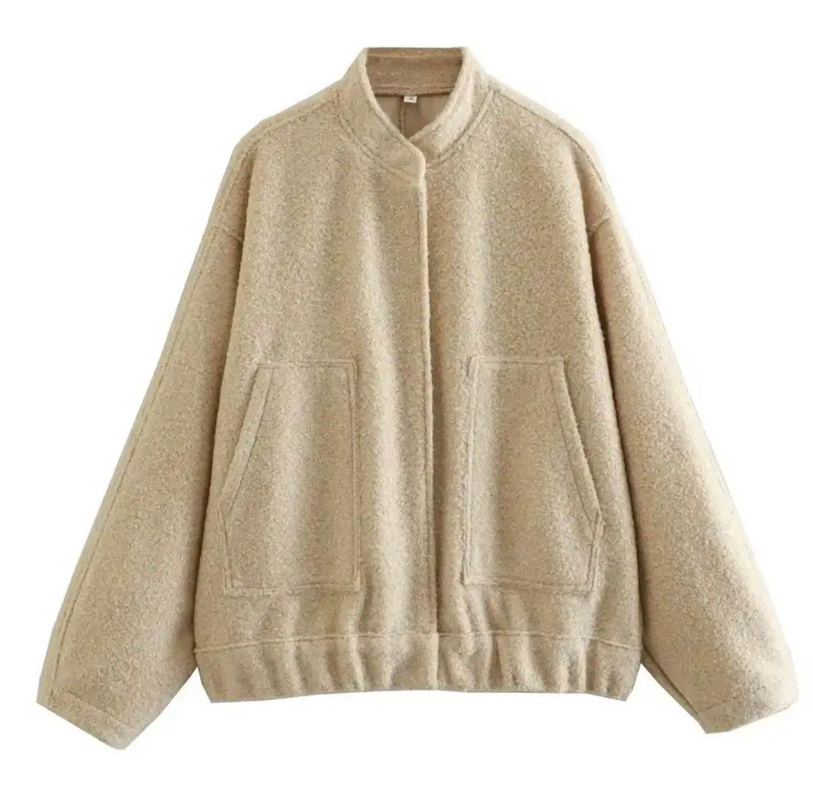 fleece jacket without collar