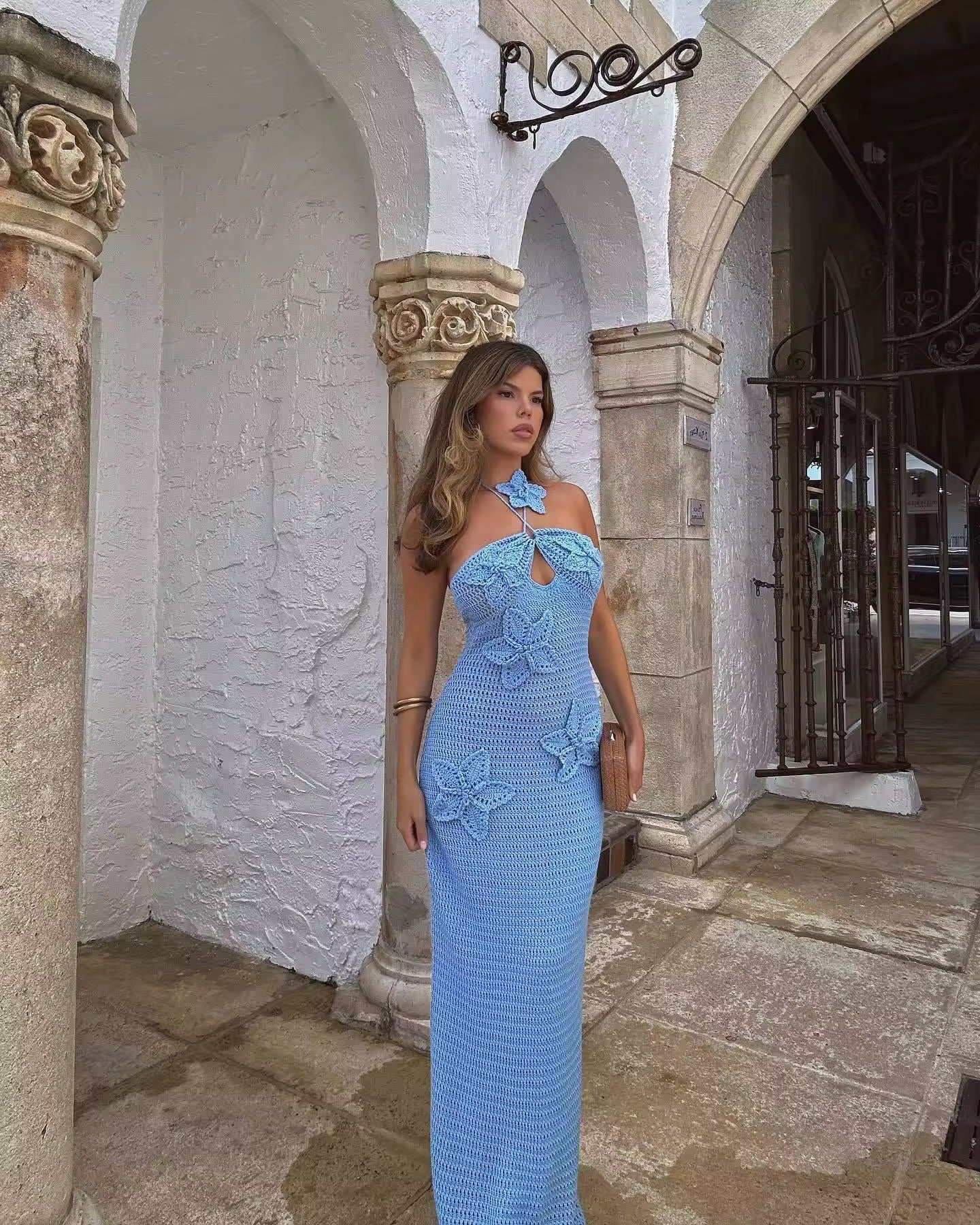 Butterfly Summer – Häkel Maxikleid