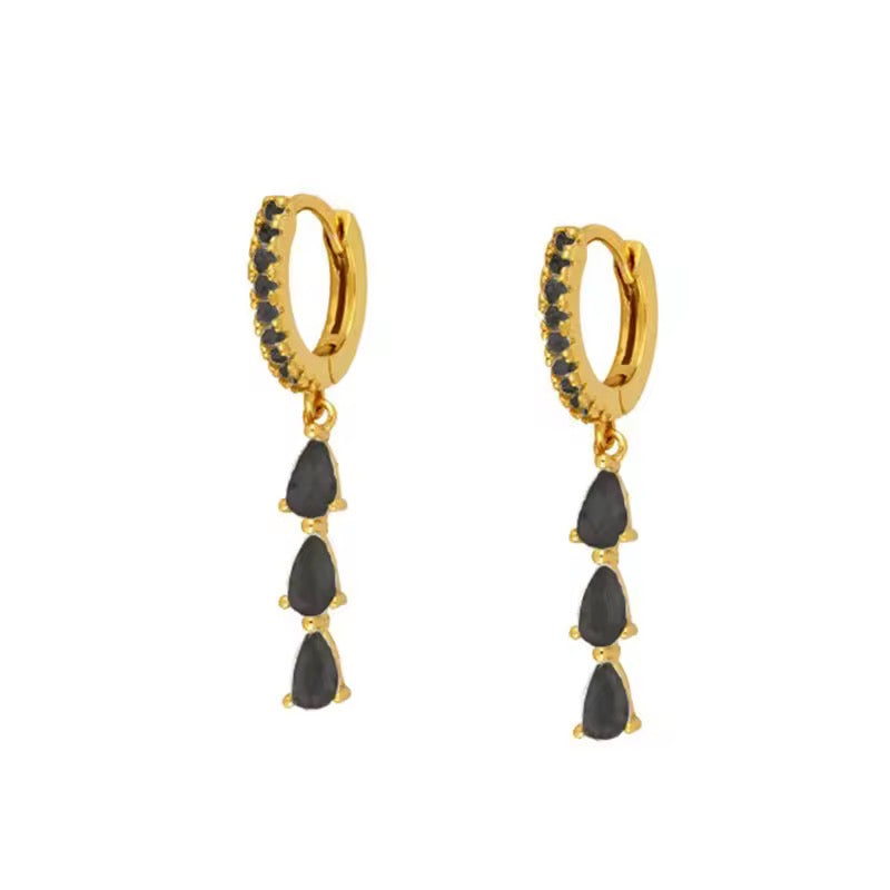 Gold Drop Ohrringe