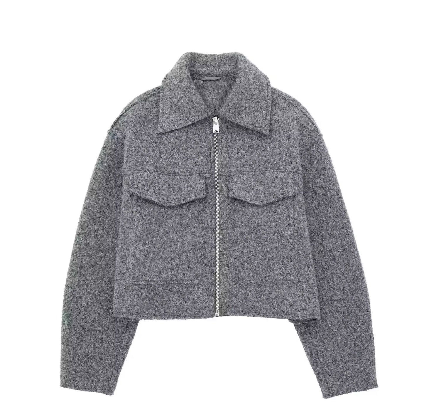 Veste en peluche chaude pour femme