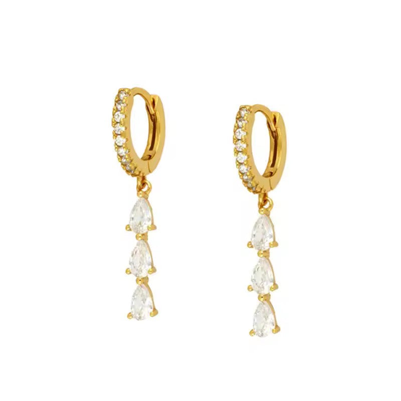 Gold Drop Ohrringe