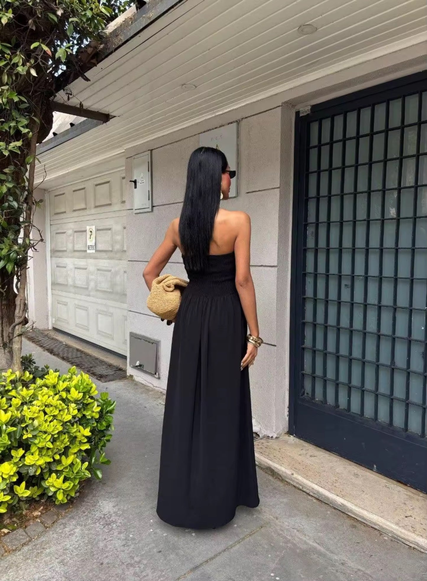 Strapless Boho Kleid