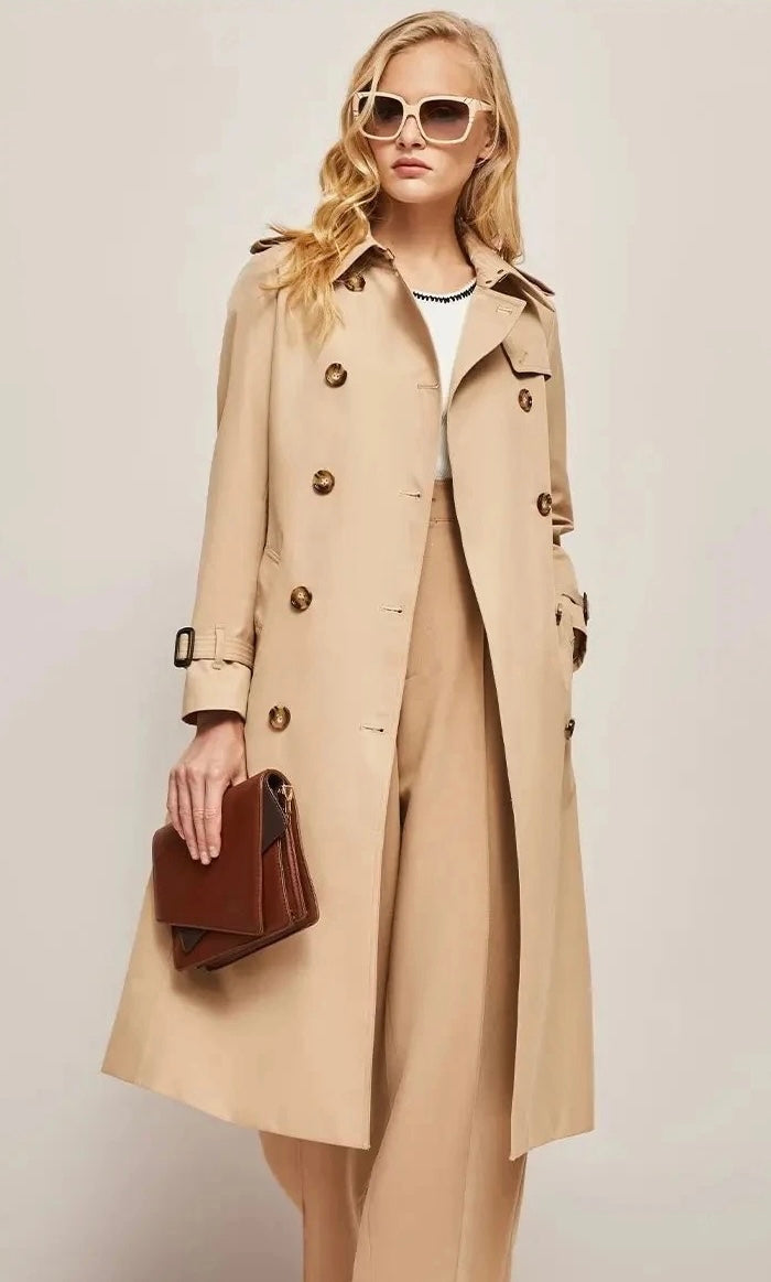 Classic trench coat for women