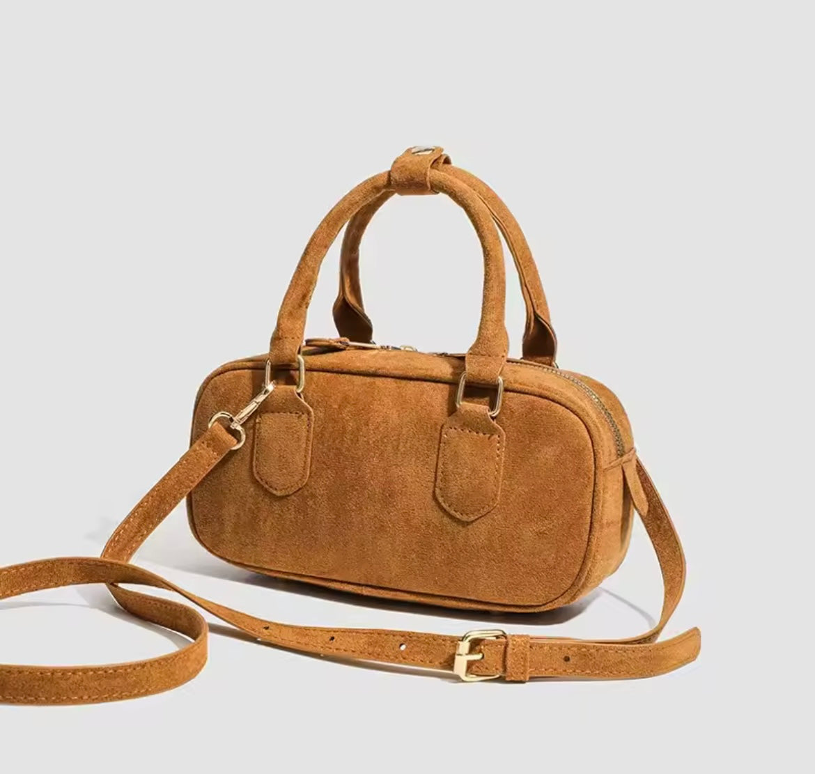 Wildleder Handtasche