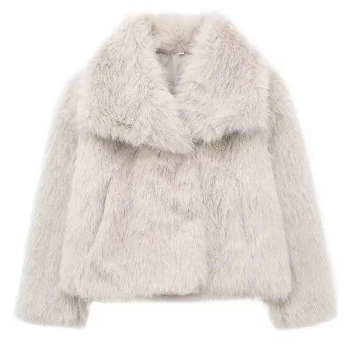 Cozy faux fur jacket