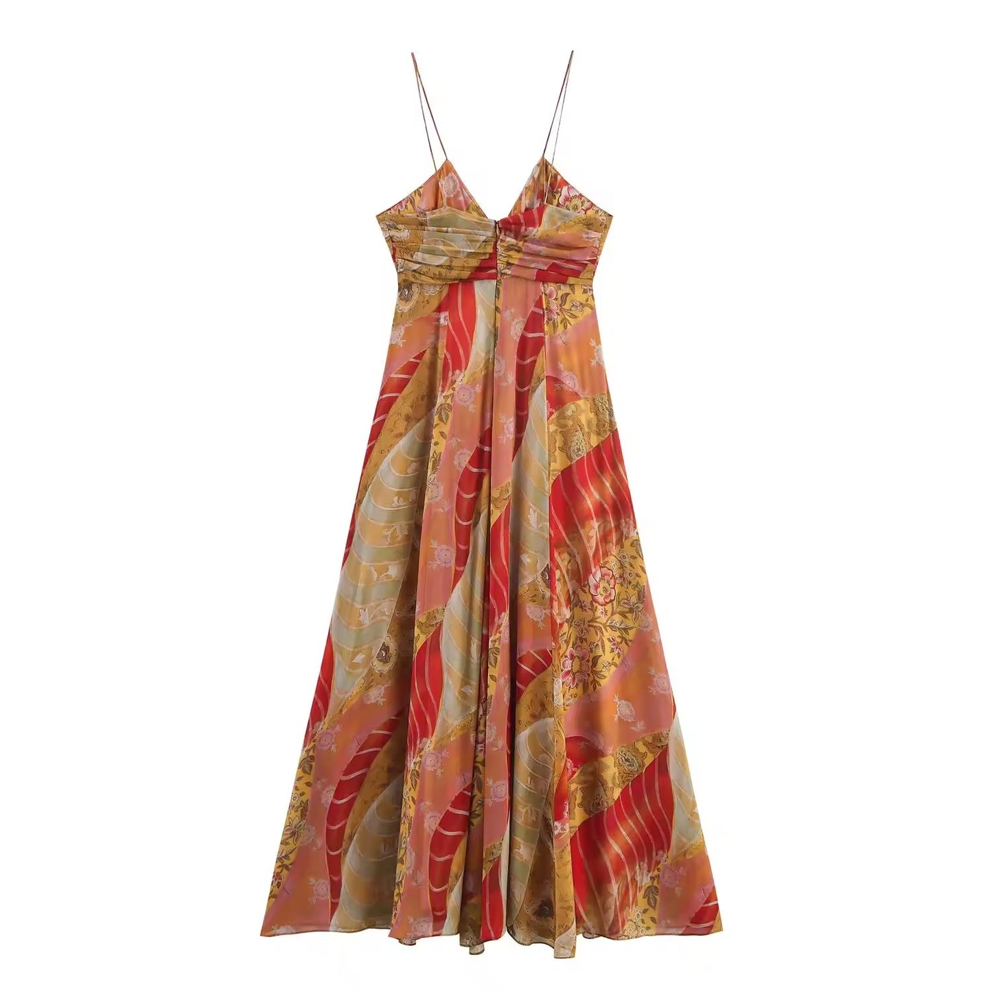 Boho Maxikleid mit Muster