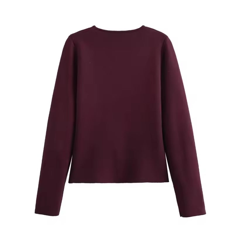 Elegant cardigan with button details