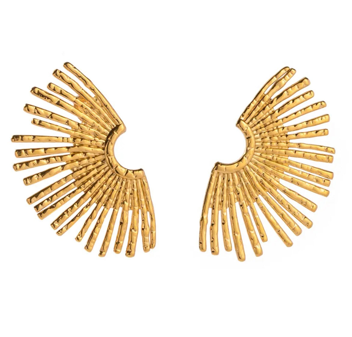 Golden Sunray Earrings