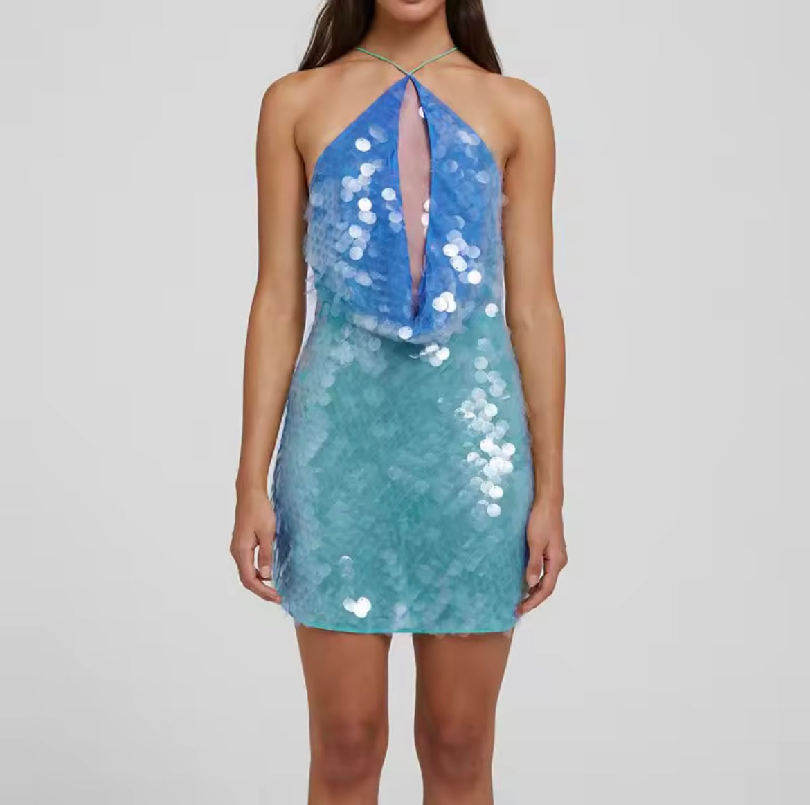 Glitzerndes Paillettenkleid