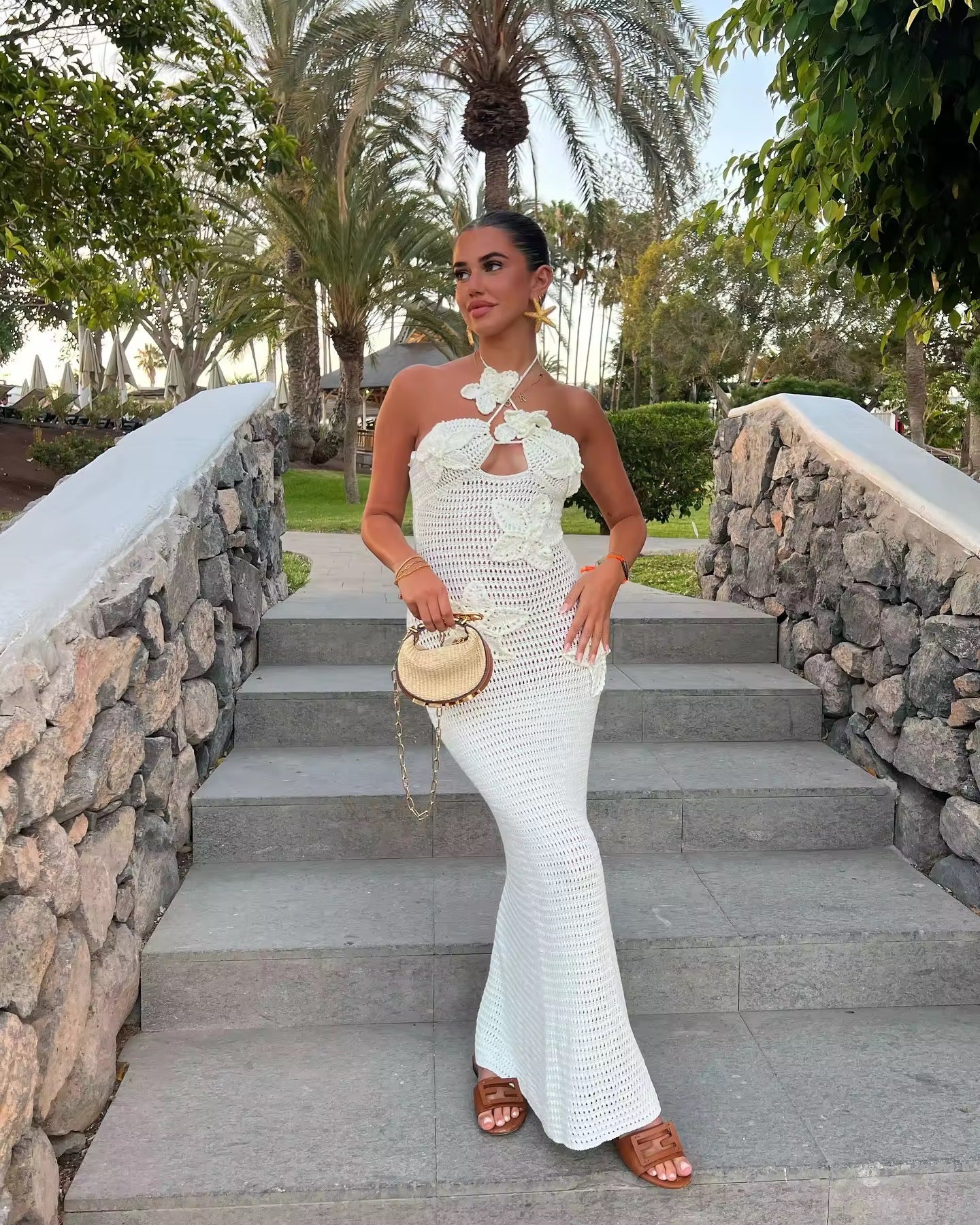 Butterfly Summer – Häkel Maxikleid