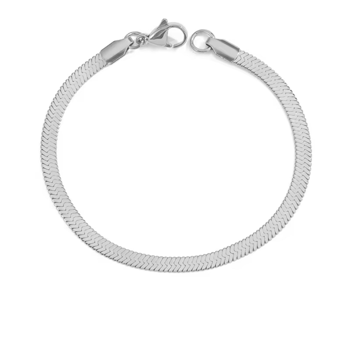 Schlangenarmband aus Edelstahl