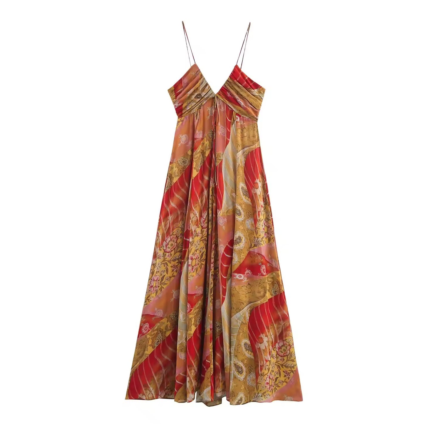Boho Maxikleid mit Muster