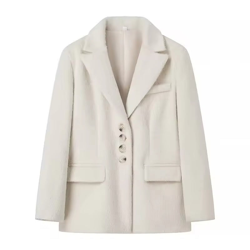 Blazer Damen aus Kunstfell