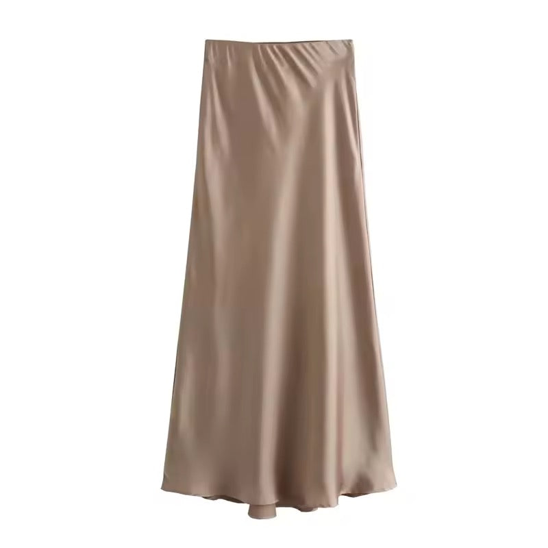 satin skirt