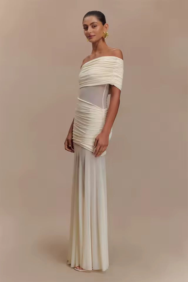 Elegantes Off-Shoulder Abendkleid