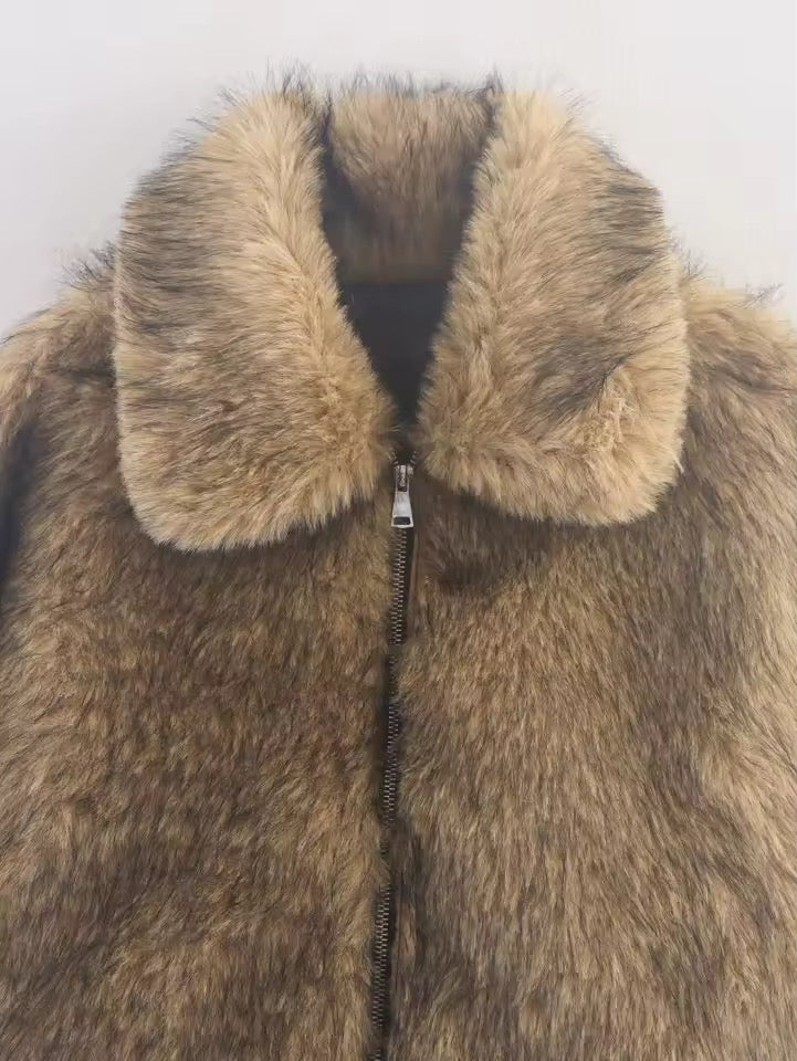 Faux Fur Jacke