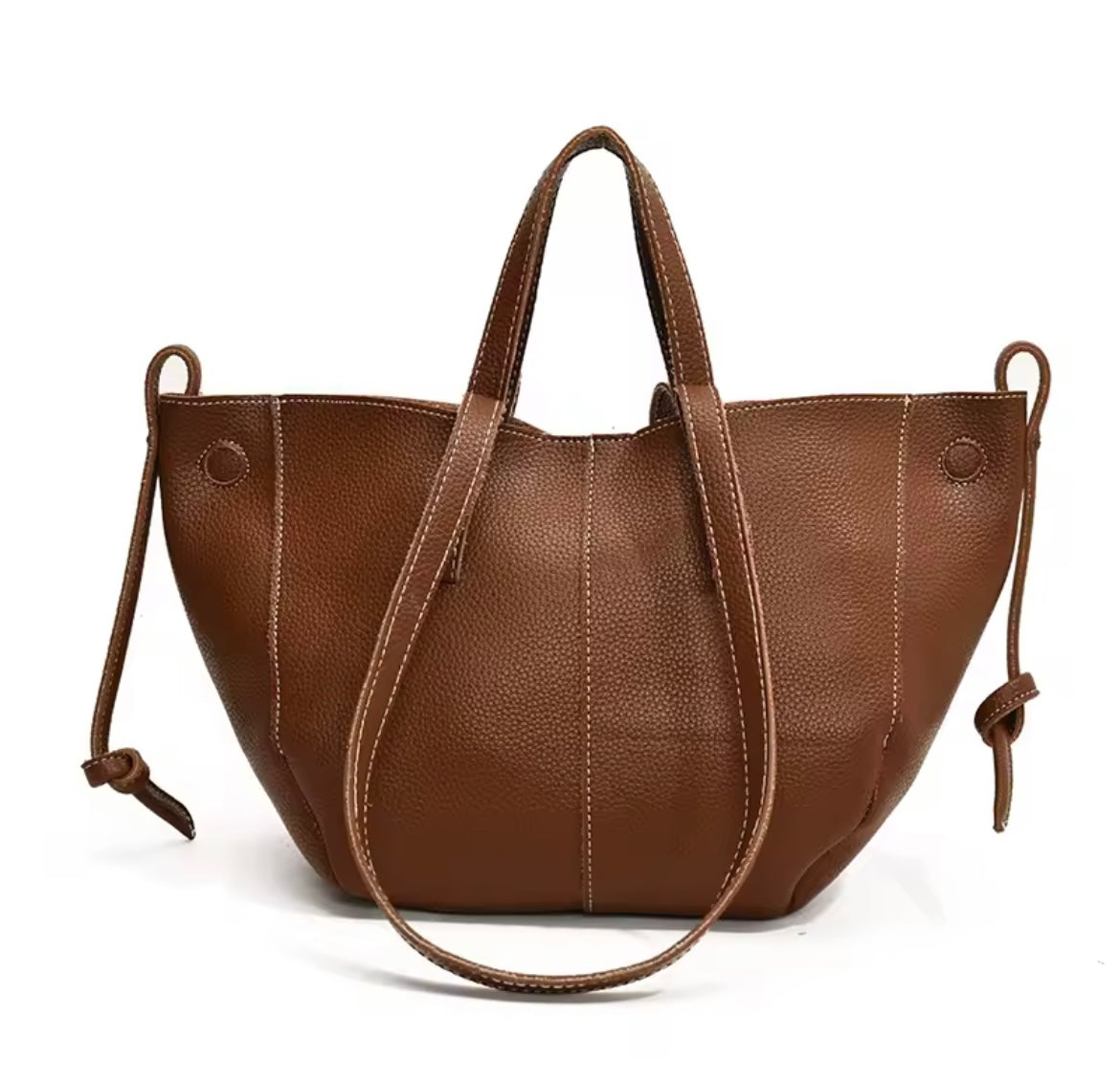 Luxuriöse Shopper-Tasche aus Kunstleder