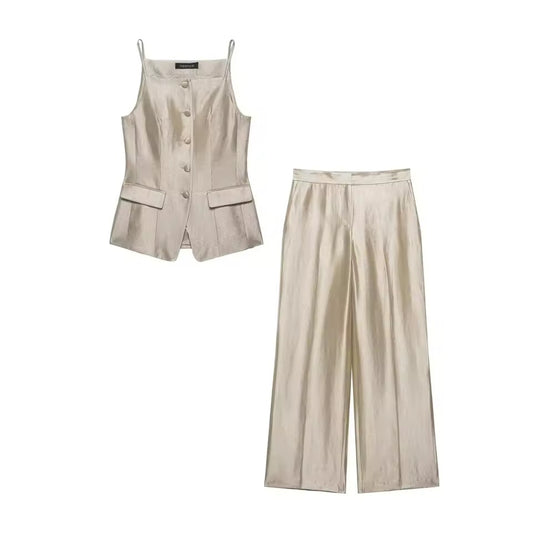 Champagner Chic Zweiteiler