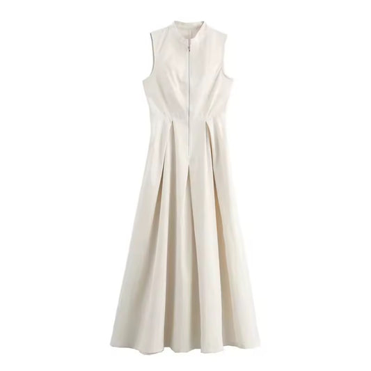 Midikleid mit Reißverschluss