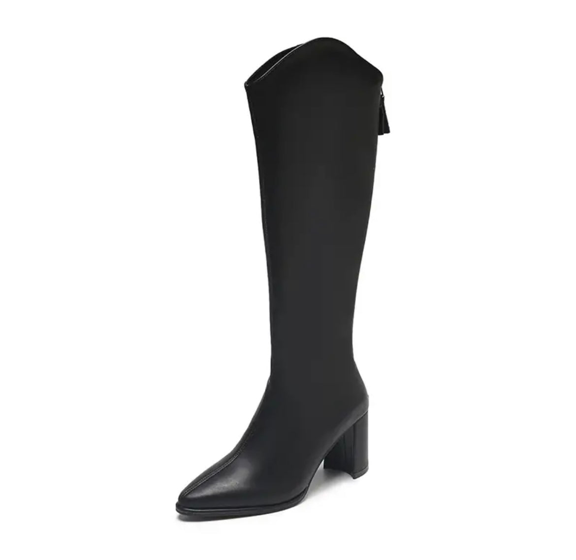 Eleganter Stiefel mit Blockabsatz