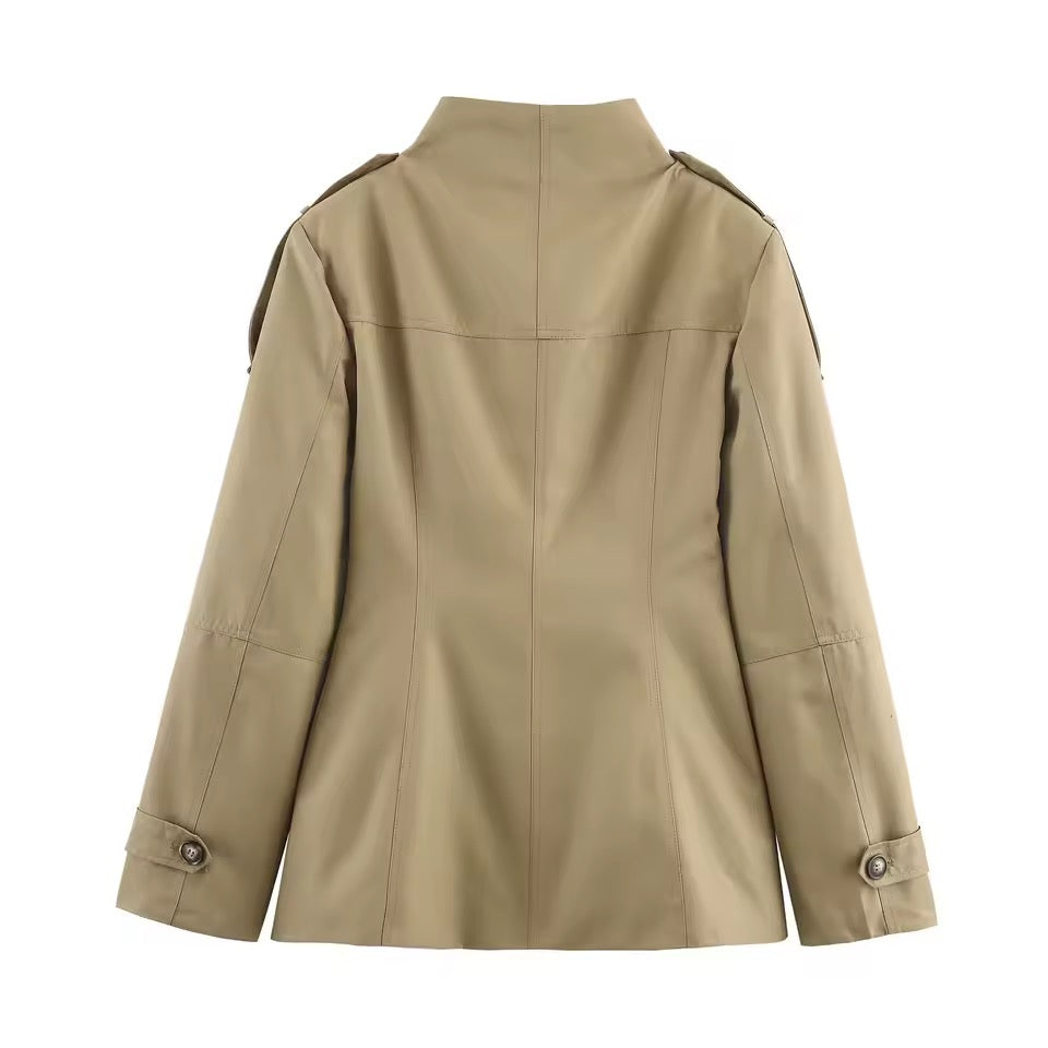 Damen Jacke mit Stehkragen