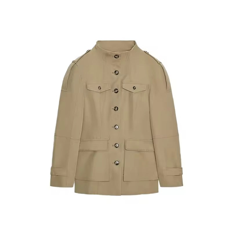 Damen Jacke mit Stehkragen
