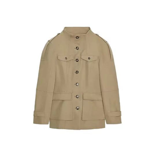 Damen Jacke mit Stehkragen