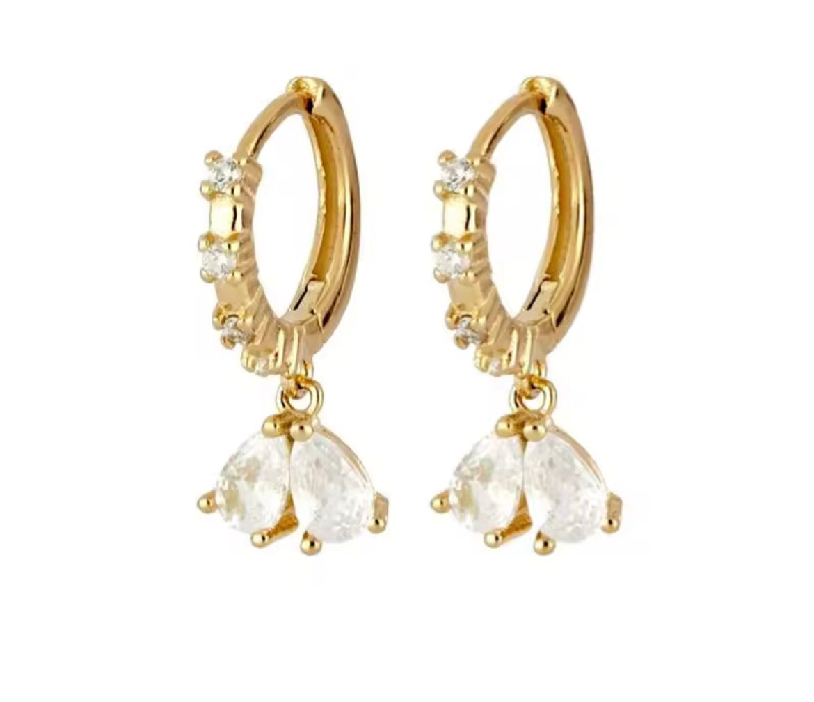 Crystal Drop Ohrringe