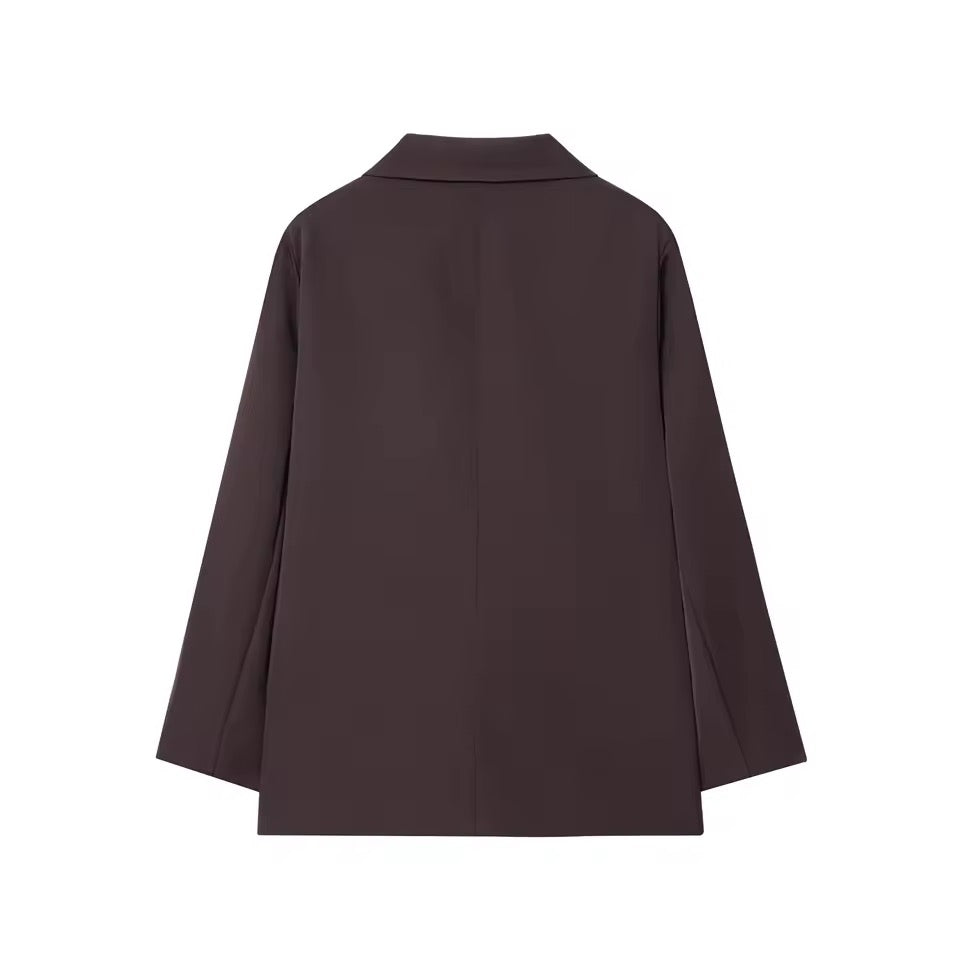 Oversize-Blazer mit Doppelknopfleiste