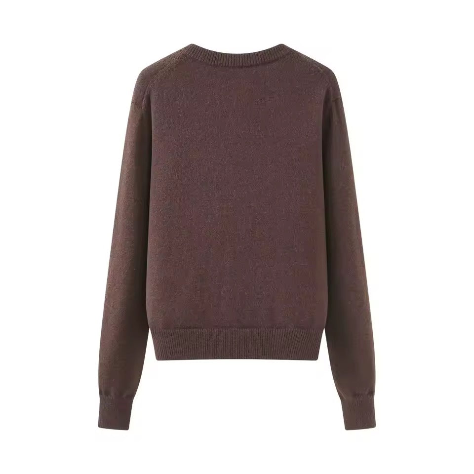 Strickjacke mit Argyle-Muster